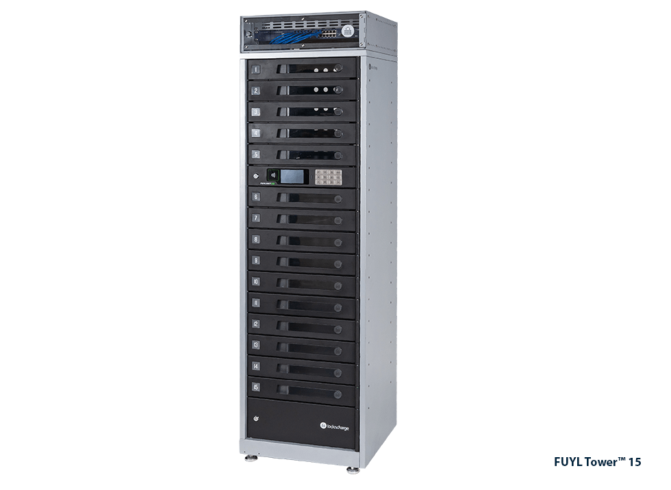 PCLocs FUYL Tower Pro 15 Bay Smart Locker - PCL3-10530