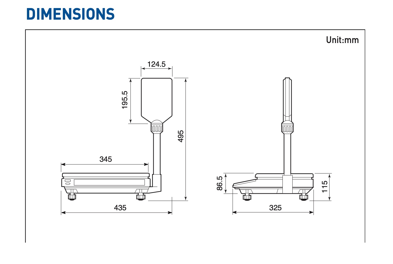 Dimensions