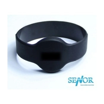 Senor RFID Wristband 13.56 MHz Black Watch Type (Pack of 10)