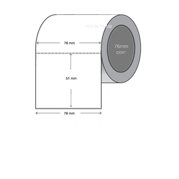 Direct Thermal Labels 76mm x 51mm x 76mm (6 Rolls of 2,750) (3 x 2 x 3inch)