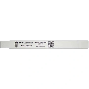 Zebra Adult Z-Band Comfort Wristbands 1 x 11 inch WHITE (1,800)