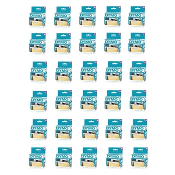 DYMO Label 25mm x 54mm (30 Rolls of 500 = 15,000 Labels) Permanent Adhesive White (SKU 11352 S0722520)