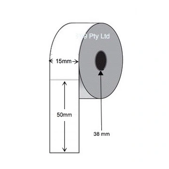 Thermal Transfer Labels 15mm x 50mm (Rolls of 1,750)