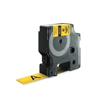 DYMO Rhino Heat Shrink Tube 19mm, Black on Yellow (18058)