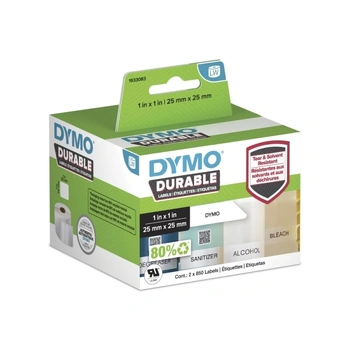 DYMO LabelWriter Durable Labels 25 x 25mm, White (1933083)