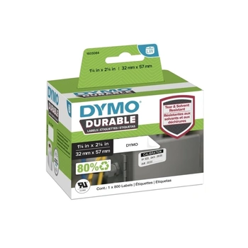 DYMO LabelWriter Durable Labels 57 x 32mm, White (1933084)