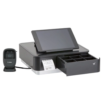 mPOP POP10CI All In One POS Solution with 1D+2D Corded Scanner Black