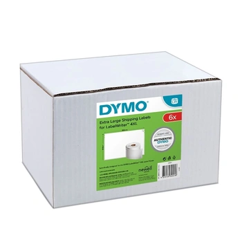 DYMO LabelWriter Shipping Labels 104 x 159mm, 6 Rolls of 220 (2128307)