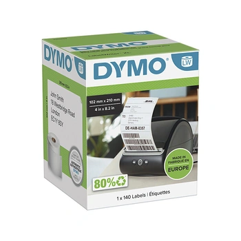 DYMO LabelWriter DHL Labels 102 x 210mm, White, 140 Labels (2166659)