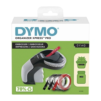 DYMO Organiser Express Embossing Label Maker with 3 Tapes (2175191)