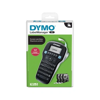 DYMO LabelManager 160 Value Pack with 3 D1 Tapes (2181011)