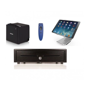 360Winery Bundle No.2 - Epson Bluetooth Network Printer Cash Drawer iPad Stand 2D Cordless Scanner