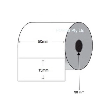 Thermal Transfer Labels 50mm x 15mm (4 Rolls of 1,000)