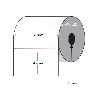 Thermal Transfer Labels 76mm x 48mm (Rolls of 1,000) Permanent