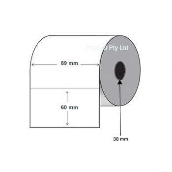 Thermal Transfer Labels 89mm x 60mm Synthetic PET Permanent Labels