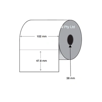 Direct Thermal Labels 102mm x 47.8mm (200 Rolls of 1,000)