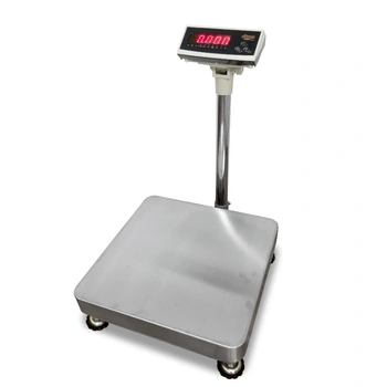 CAS ADBP Stainless Steel Platform Scale with LCD Display