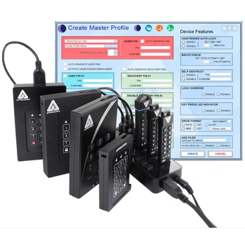 Apricorn Secure Storage Aegis Configurator Central Database Version