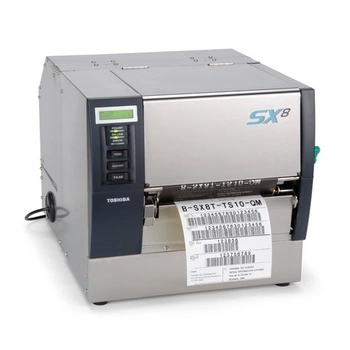 Toshiba B-SX8T 8 Inch Industrial Thermal Transfer Label Printer 305dpi USB LAN Parallel B-SX8T-TS12-QM-R