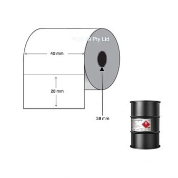 Marine Immersible GHS BS5609 Thermal Transfer Synthetic Labels 40mm x 20mm  