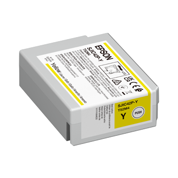 EPSON InkJet Cartridge CW-C4000 / CW-C4010A Yellow C13T52M440 SJIC42P-Y