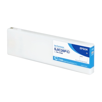 CYAN MATTE Epson TMC7500 Ink Cartridge C33S020615 SJIC26P(C)