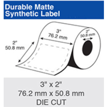  Epson Inkjet Label Roll 76.2mm X 50.8mm x 50mm TM-C3500 CW-C4010 Synthetic (6 Rolls of 565)