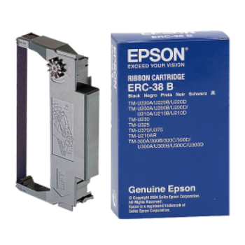 Epson Geniune ERC-38B Black Ribbon Cartridge (5 Or 10)