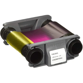 CBGR0100C Badgy YMCKO Color Ribbon for 100 Prints (Badgy100 and Badgy200)