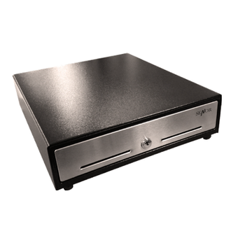 Senor CC-3540 Compact Cash Drawer (4 Note & 8 Coins, 24V, Receipt Printer Driven)