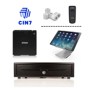 CIN7 Compatible Bundle no.2 - Epson M30III ETH Thermal Receipt Printer iPad Stand Cash Drawer)