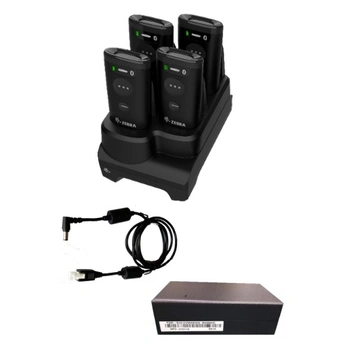 Zebra CS6080 Cordless Black Multi-Dock 4-Bay Charge Cradle