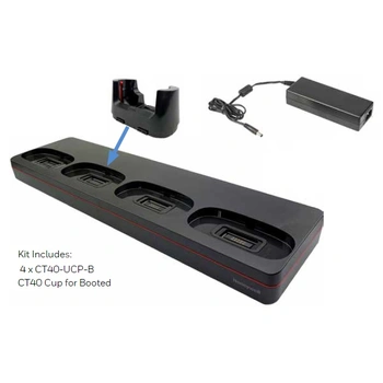 HONEYWELL DOCK CHARGE 4-BAY CT40/CT45/CT47 With Boot CT40-CB-UVB-0