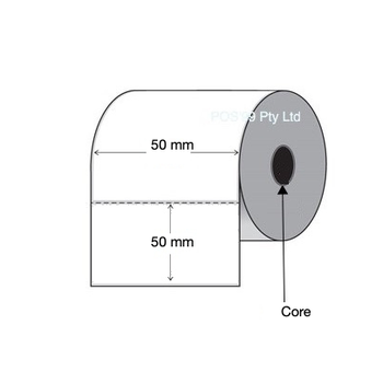 Direct Thermal Labels 50mm x 50mm (10 Rolls of 1,000)