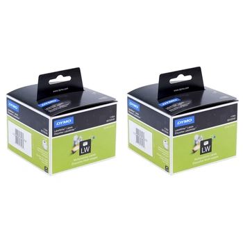 Dymo Multi-Purpose Retail Labels  (2 Rolls of 1,000 LPR) 57mm x 32mm Removable White