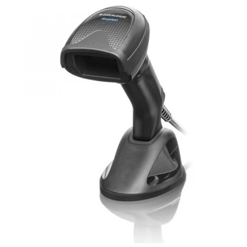 Datalogic Gryphon GD4520 Corded Barcode Scanner (2D, Black, USB, Stand) 