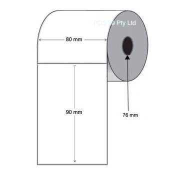 Inkjet Labels 80mm W x 90mm H x 76mm C (Gloss / Matte / Paper / Synthetic)