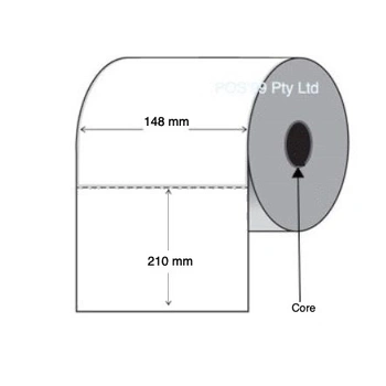  Inkjet Labels Matt Paper 148mm x 210mm on 76mm Core (Epson Colorworks and  Primera Printers)