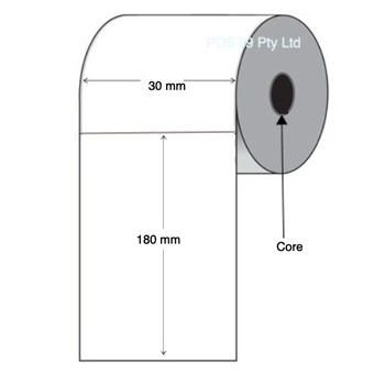 Inkjet Labels 30mm x 180mm x 76mm Synthetic Matte CW-C8010 C7500