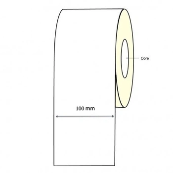 Inkjet Continuous Label Roll - 100mm X 30 Meter Long Permanent (2 Rolls) Epson TM-C3500 C4010 