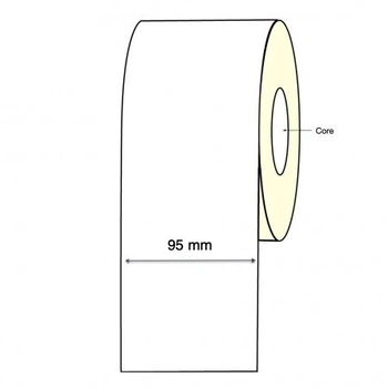 Inkjet Continuous Label Roll - 95mm X 30 Meter Long Permanent Epson TM-C3500 C4010 