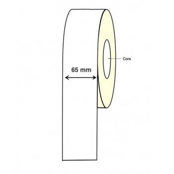 Inkjet Continuous Label Roll - 65mm X 60 Meter Long Permanent (2 Rolls) Epson CW-C6000 