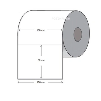 Direct Thermal Labels 100mm x 60mm (10 Rolls of 1,000)