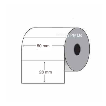 Thermal Transfer Labels 50mm x 28mm (4 Rolls Of 1,000) White Mylar Asset Labels Perforated