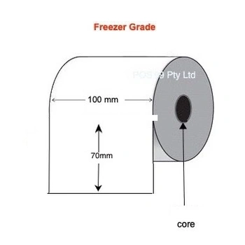 Direct Thermal Labels 100mm x 70mm (10 Rolls of 700) Freezer Grade