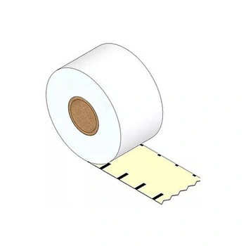 Linerless Direct Thermal Labels 40mm X 106m Black Mark Continuous Removable 10 Rolls (Replaced by LA4082TR1ACCBL) 