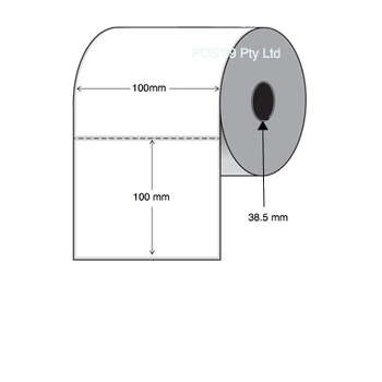 Direct Thermal Labels 100mm x 100mm (12 Rolls of 500)