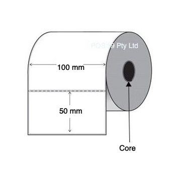 Thermal Transfer Labels 100mm x 50mm Core (3 rolls of 1,000) Poly Synthetic