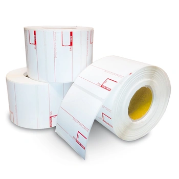 CAS Scale Direct Thermal Labels (30 Rolls) - Blank, Red or Blue