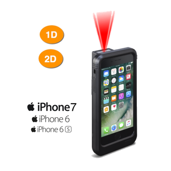 Linea Pro 7 Scanner for iPhone 6 / 6S / 7 / 8 / SE II / SE III (1D or 2D, Bluetooth, RFID Optional)